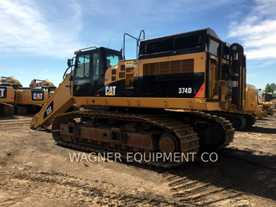 2012 TRACK EXCAVATORS CATERPILLAR 374DL